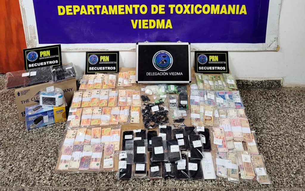 Desactivan tres puntos de venta de droga en Río Negro