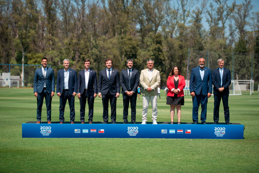 Lanzaron la candidatura del Mundial 2030 en Argentina, Uruguay, Paraguay y Chile