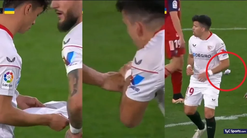 La furiosa reacción de Marcos Acuña ante una indicación de Jorge Sampaoli