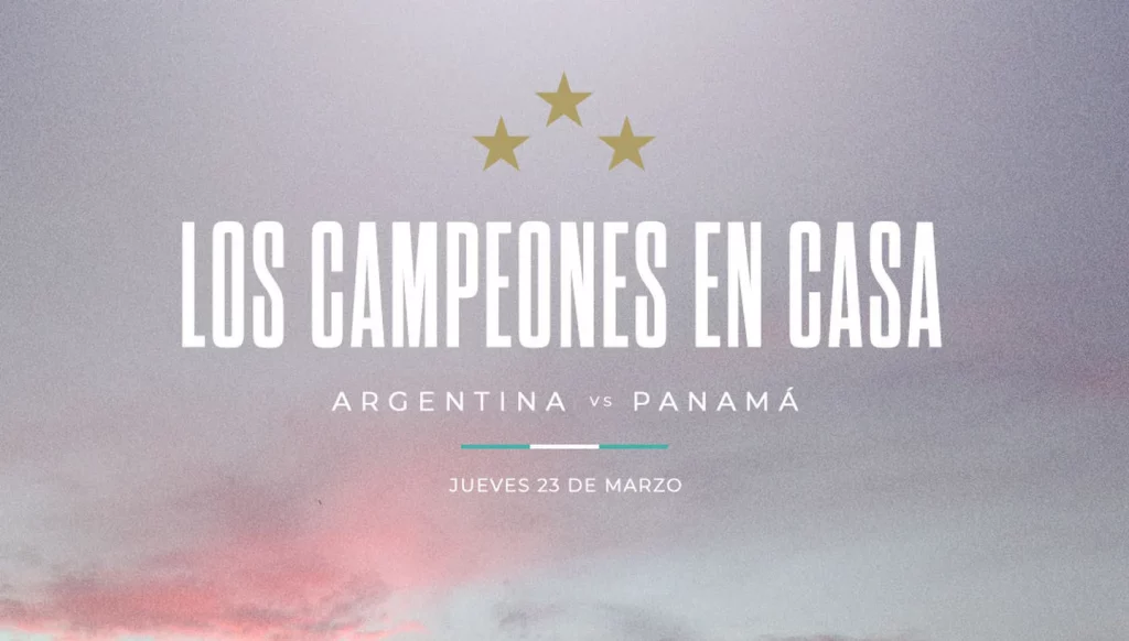 ¿Cuándo se venden las entradas para Argentina vs. Panamá?
