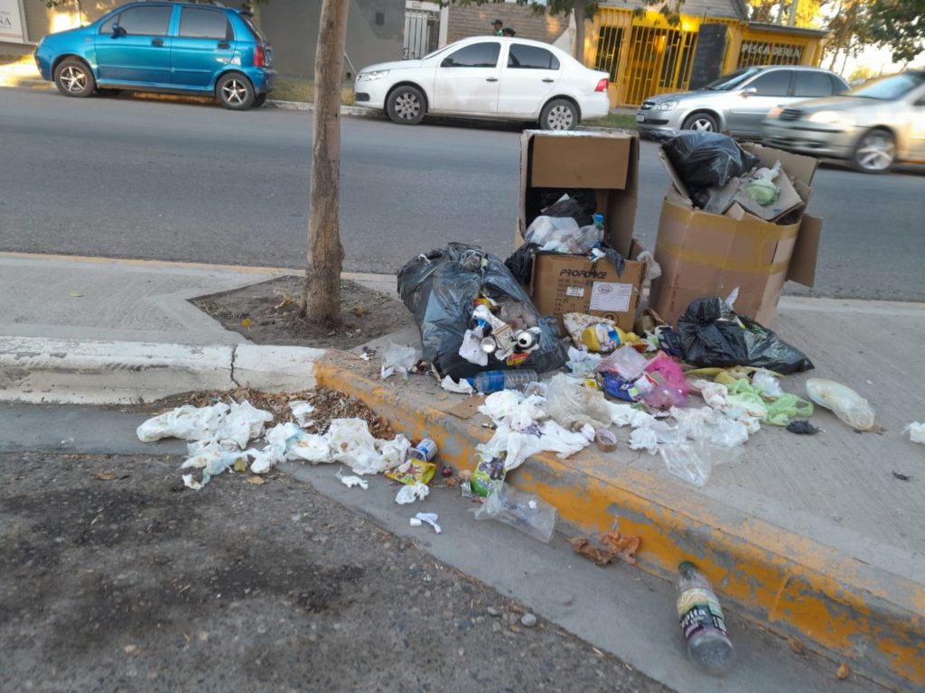 Vecinos de Plottier están conviviendo con la basura en las calles