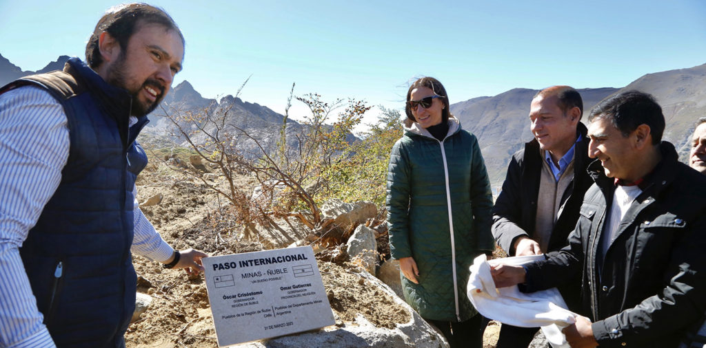 Se realizó la apertura del camino de acceso al cruce entre Minas-Ñuble