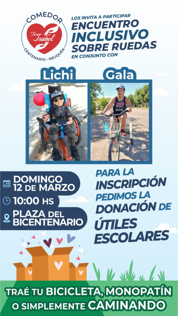 Jóvenes organizan bicicleteada solidaria para promover la inclusión