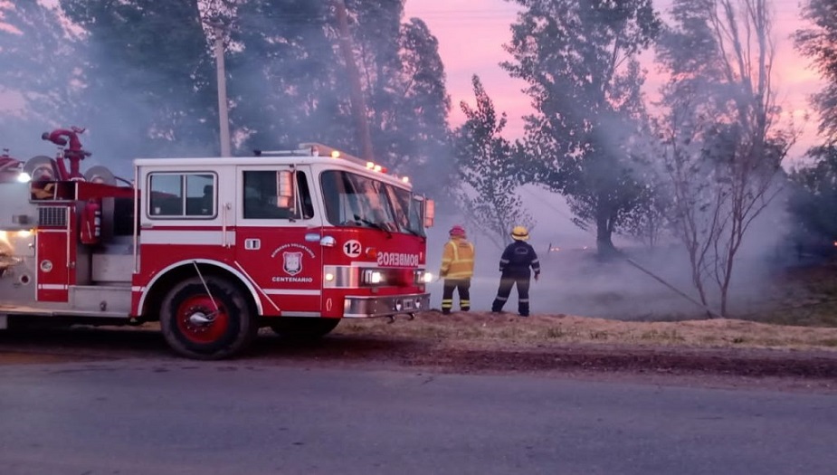 Incendio en Vista Alegre por explosión de calefactor: pérdidas totales en vivienda