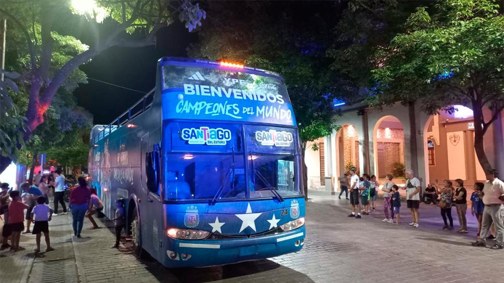 Santiago del Estero espera a la selección argentina con una caravana por la capital