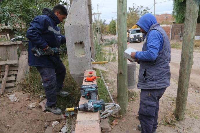 «Hágase la luz» para 260 familias de Toma Norte