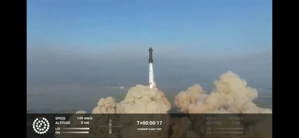 La ambiciosa misión de SpaceX falla en su primer intento: Supercohete Starship explota minutos después del despegue