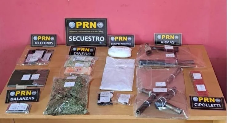 Desbaratan seis kioscos narcos en el Alto Valle y detiene a tres personas