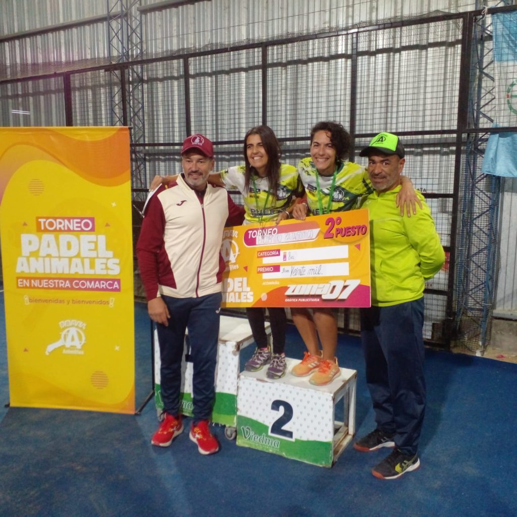Buena cosecha de podios del club Bigua en el Primer Encuentro Patagónico de Padel