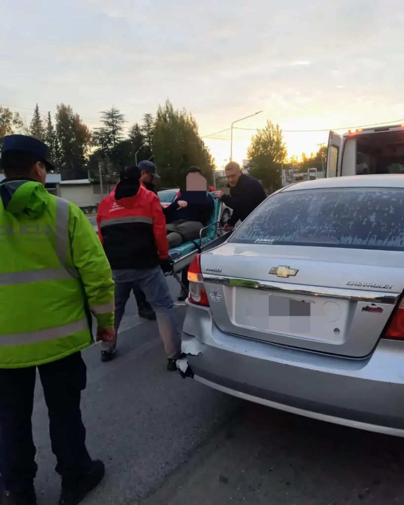 Choque en cadena a metros del acceso al aeropuerto Presidente Perón