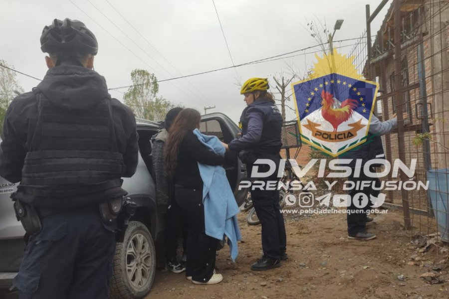 Dio a luz en su casa de barrio Los Hornitos