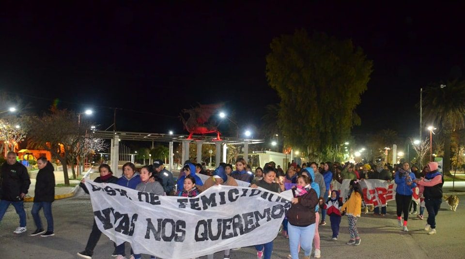 Luis Beltrán marchó por Justicia por Melisa Coliman