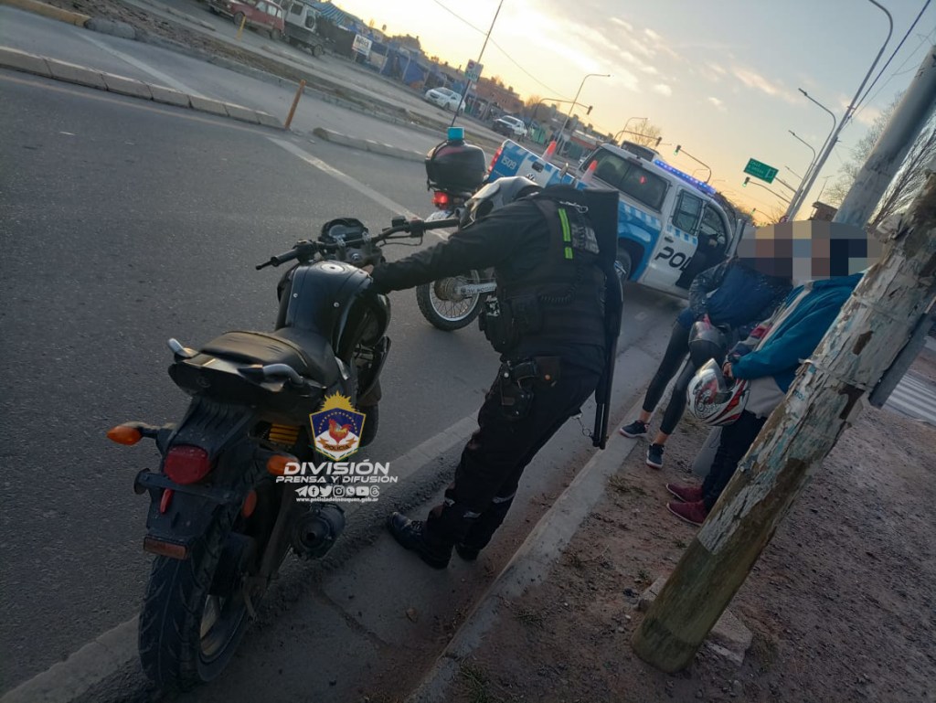Preso por circular con una moto robada en Cipolletti