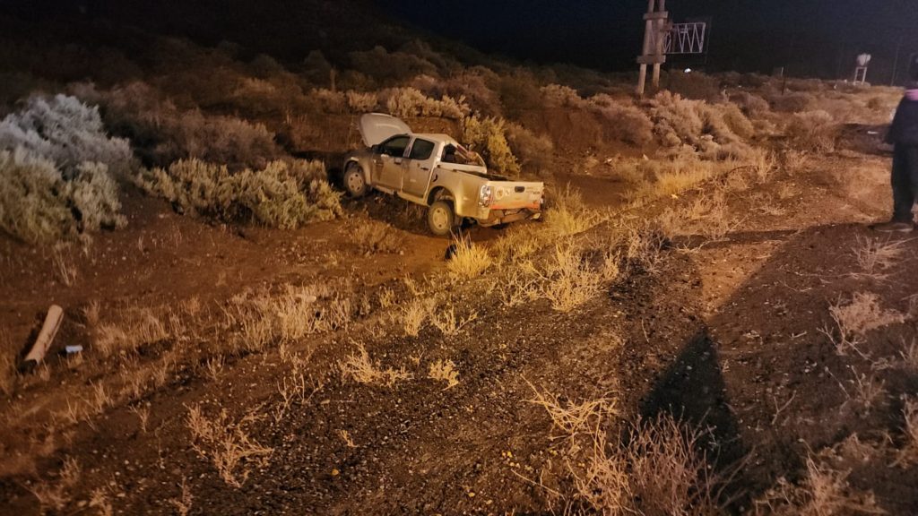 Un vuelco y un choque complicaron el tránsito en la Ruta 7