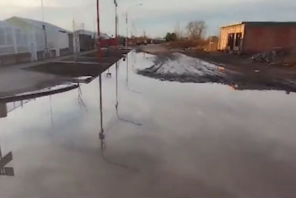 Desborde cloacal en barrio Patagonia de Cipolletti