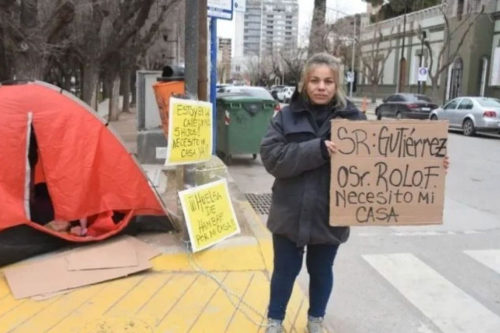 Carla Lavín denunció amenazas por el terreno conseguido