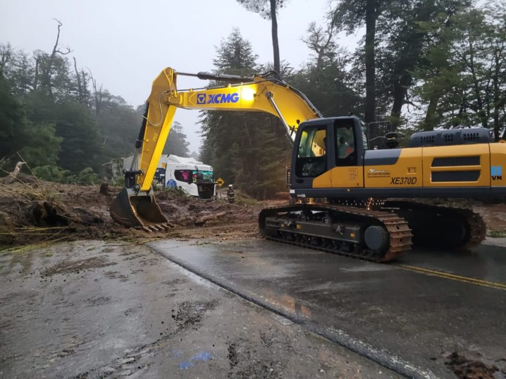 En dos días cayeron 125 milímetros de agua de lluvia en Villa La Angostura