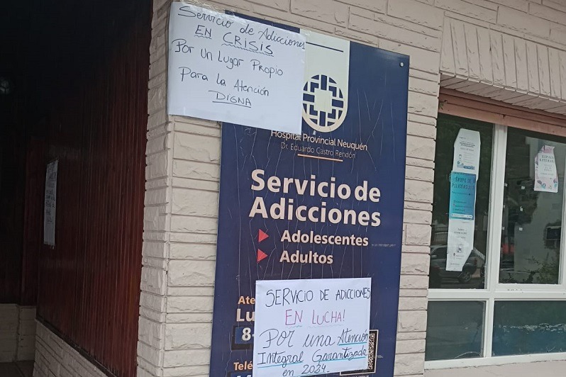 Adicciones: Profesionales deben abandonar el lugar alquilado y no hay un nuevo espacio garantizado