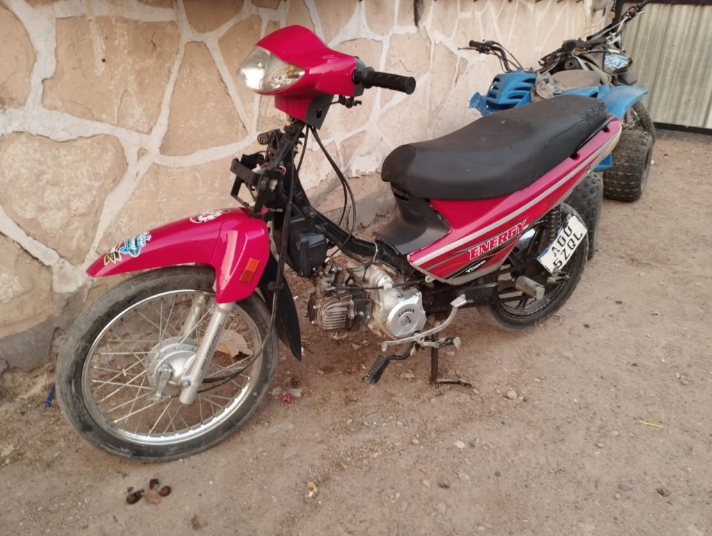 Recuperan una moto robada que era ofrecida en redes sociales