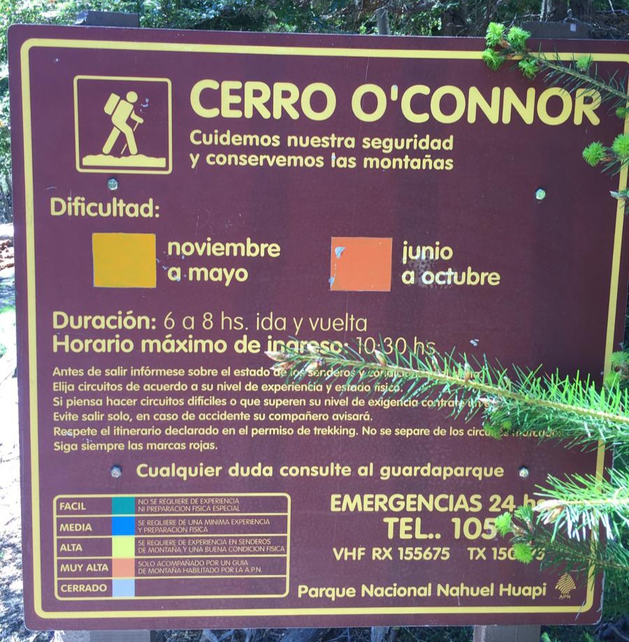 Buscan a joven perdido en el cerro O’Connor