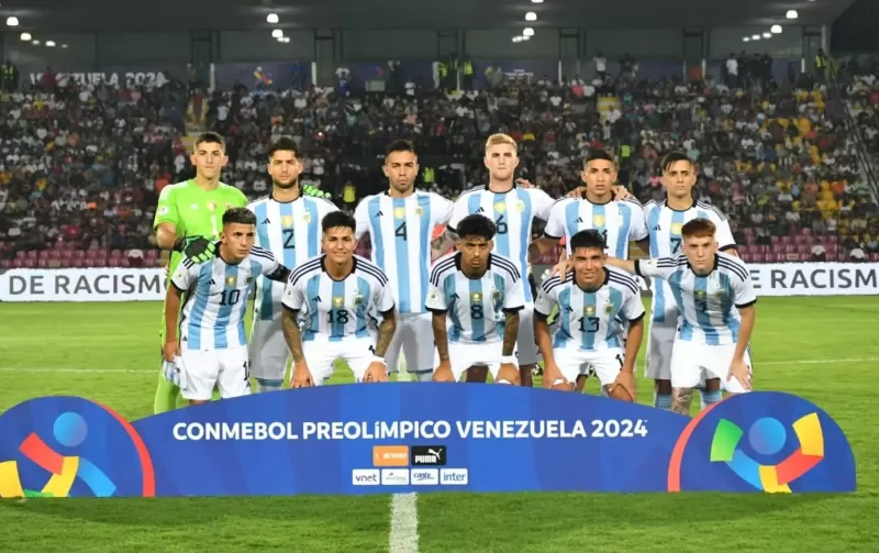 Argentina vs Perú por el Preolímpico Sudamericano Sub 23