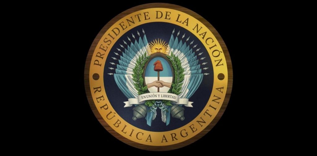 El Gobierno difundió el nuevo logo del Presidente de la Nación