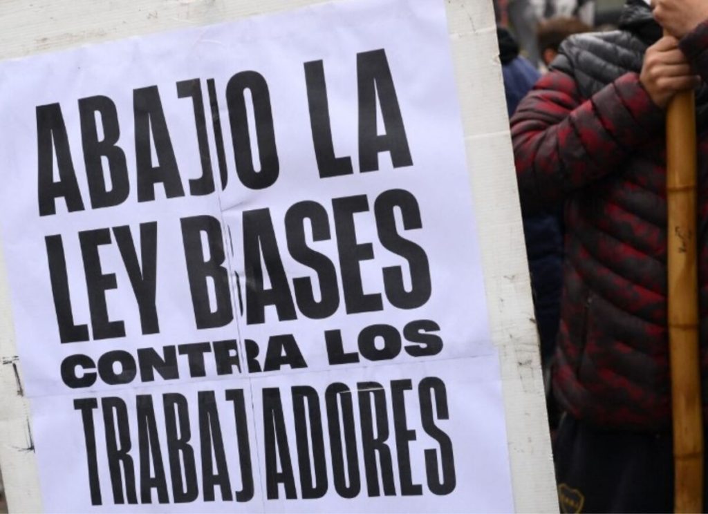 Se esperan movilizaciones en el Alto Valle contra la Ley Bases