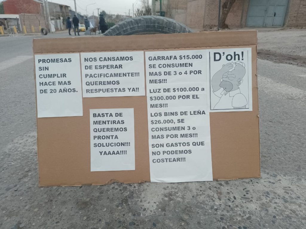 Vecinos recibieron una nueva promesa tras las protestas