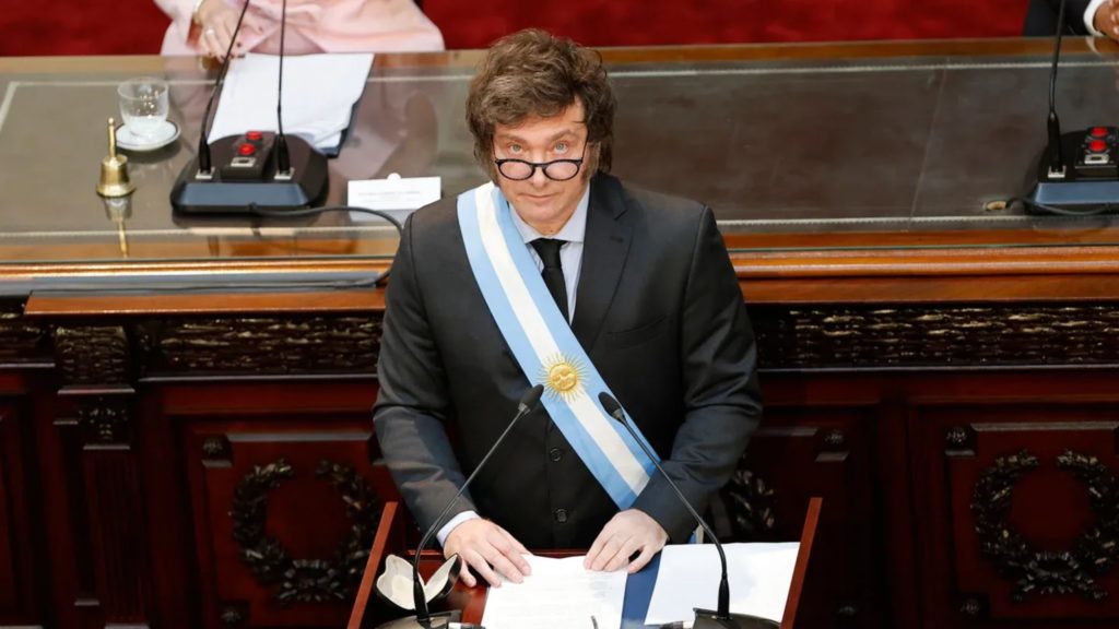 ¿A qué hora es la cadena nacional de Milei?
