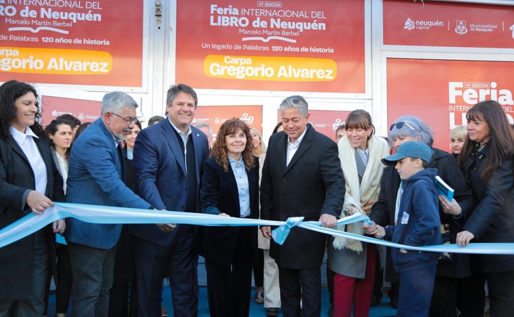 Figueroa y Gaido inauguraron la 11° edición de la Feria Internacional del Libro «Marcelo Martín Berbel» en Neuquén