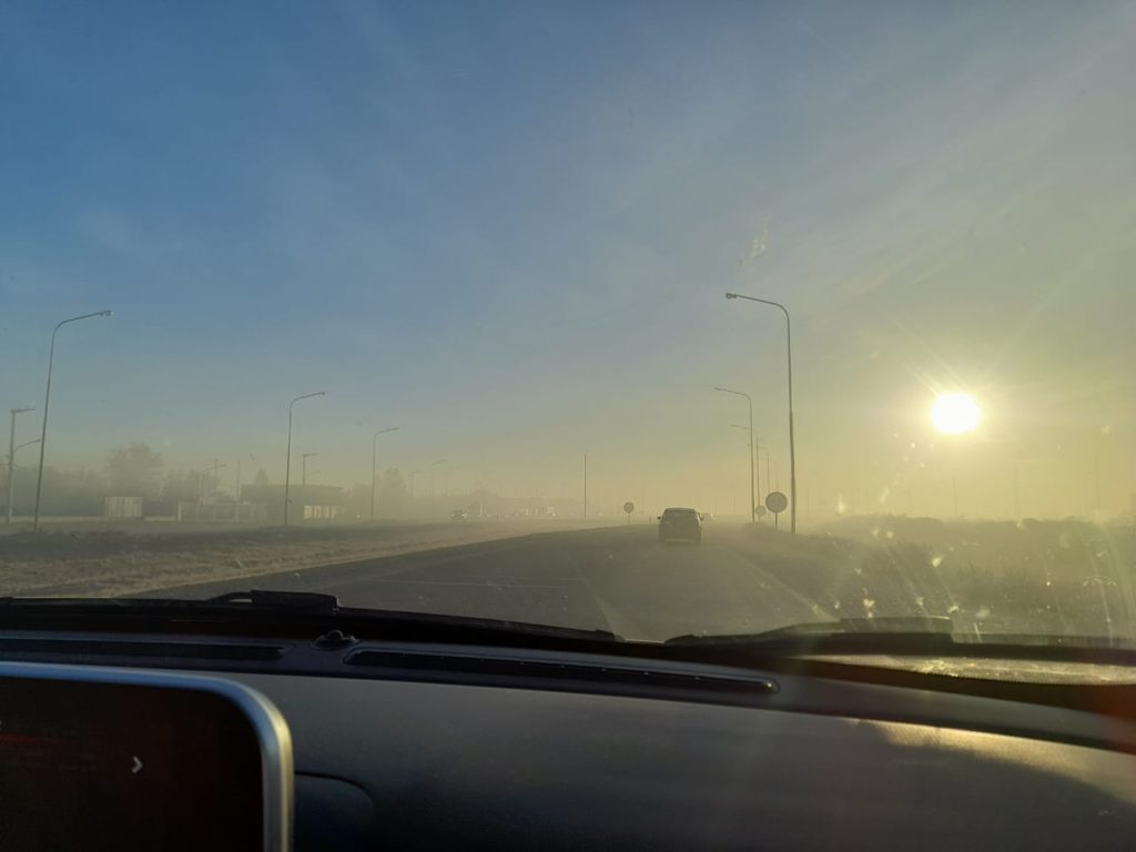 Fuego y humo en la Autovía Norte: ¿Qué pasó?