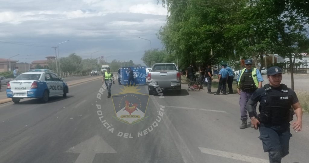 Accidente fatal en Avenida Mosconi: una ciclista murió al ser atropellada por una camioneta