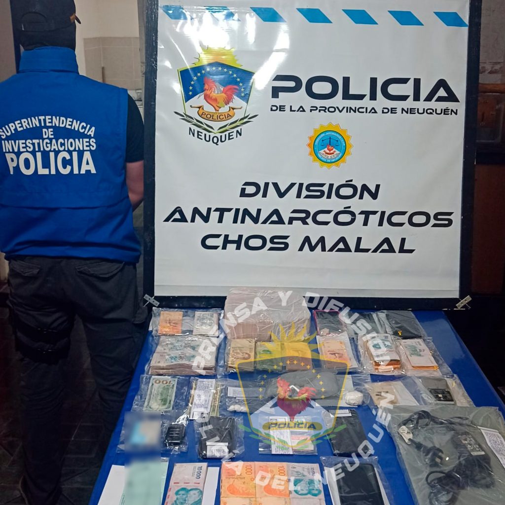 Chos Malal: Secuestran droga valuada en más de seis millones de pesos