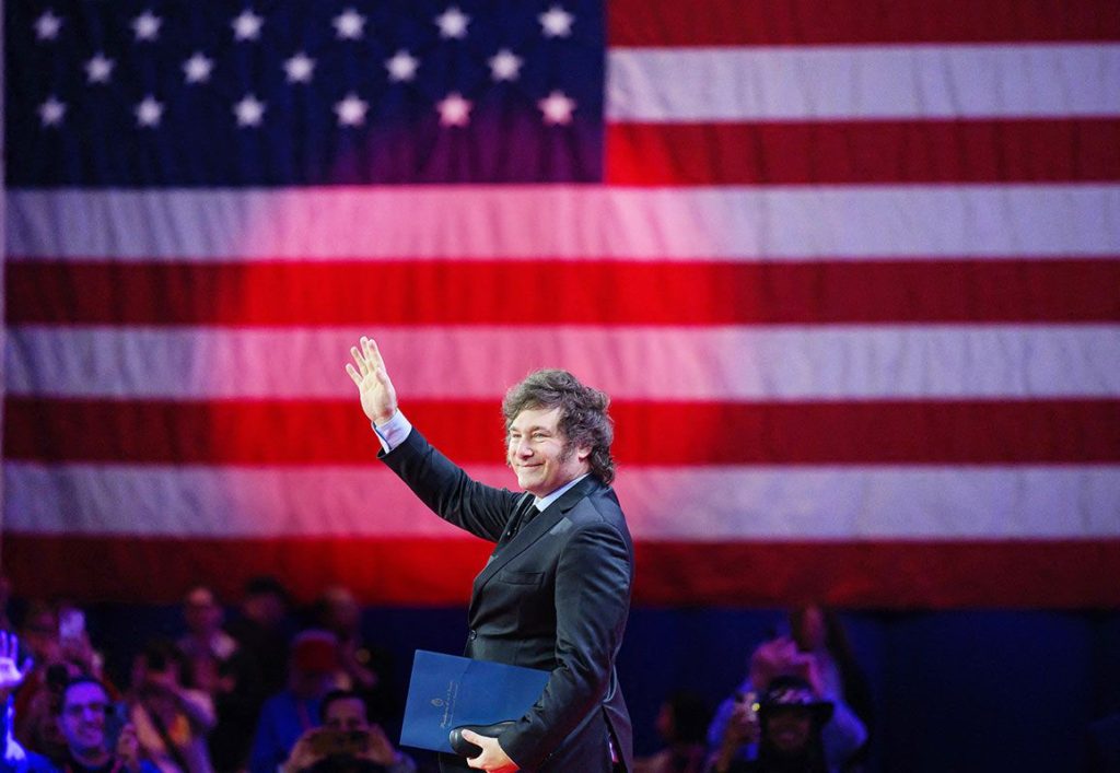 Javier Milei viajó a Estados Unidos