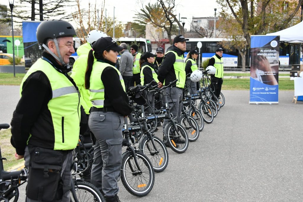 Incorporan bicicletas eléctricas para inspectores de Tránsito en Neuquén