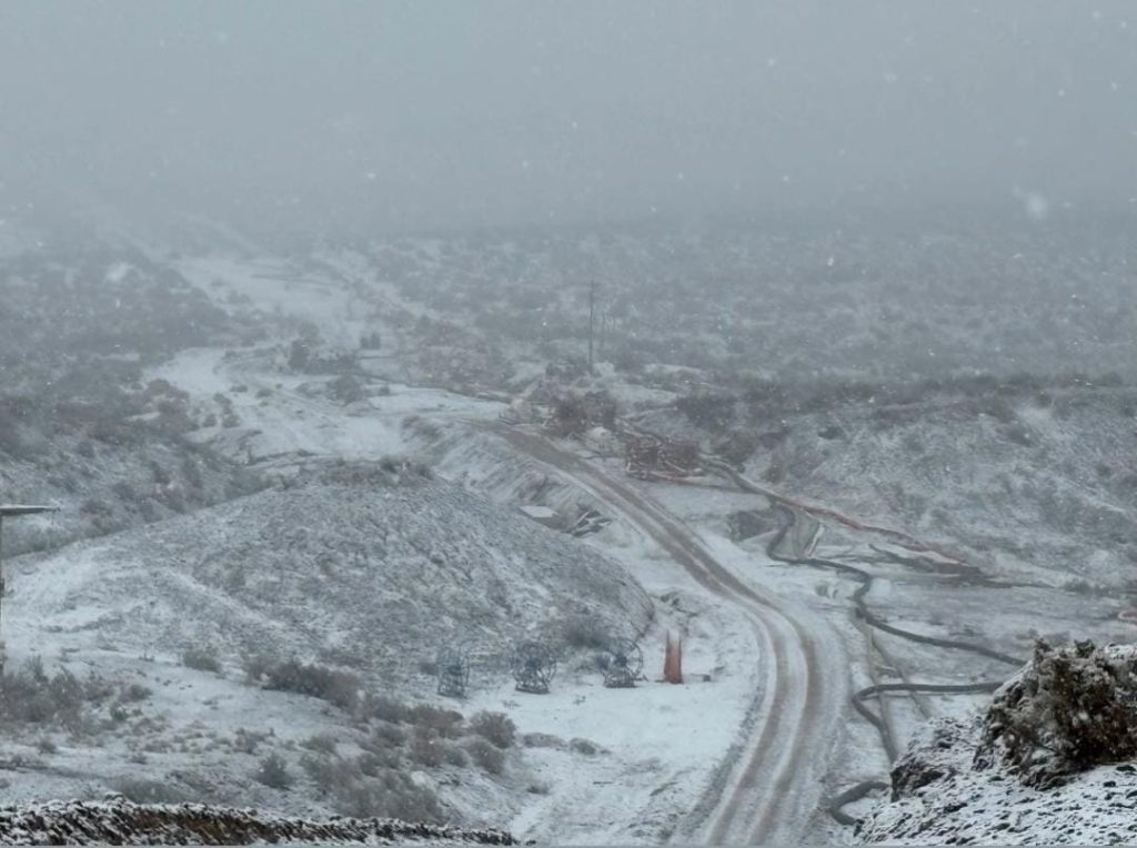 Nevadas en Neuquén: Un fin de semana helado se registra en la región