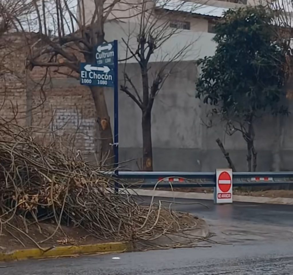 La muni informó que la calle Cultrum es «privada»