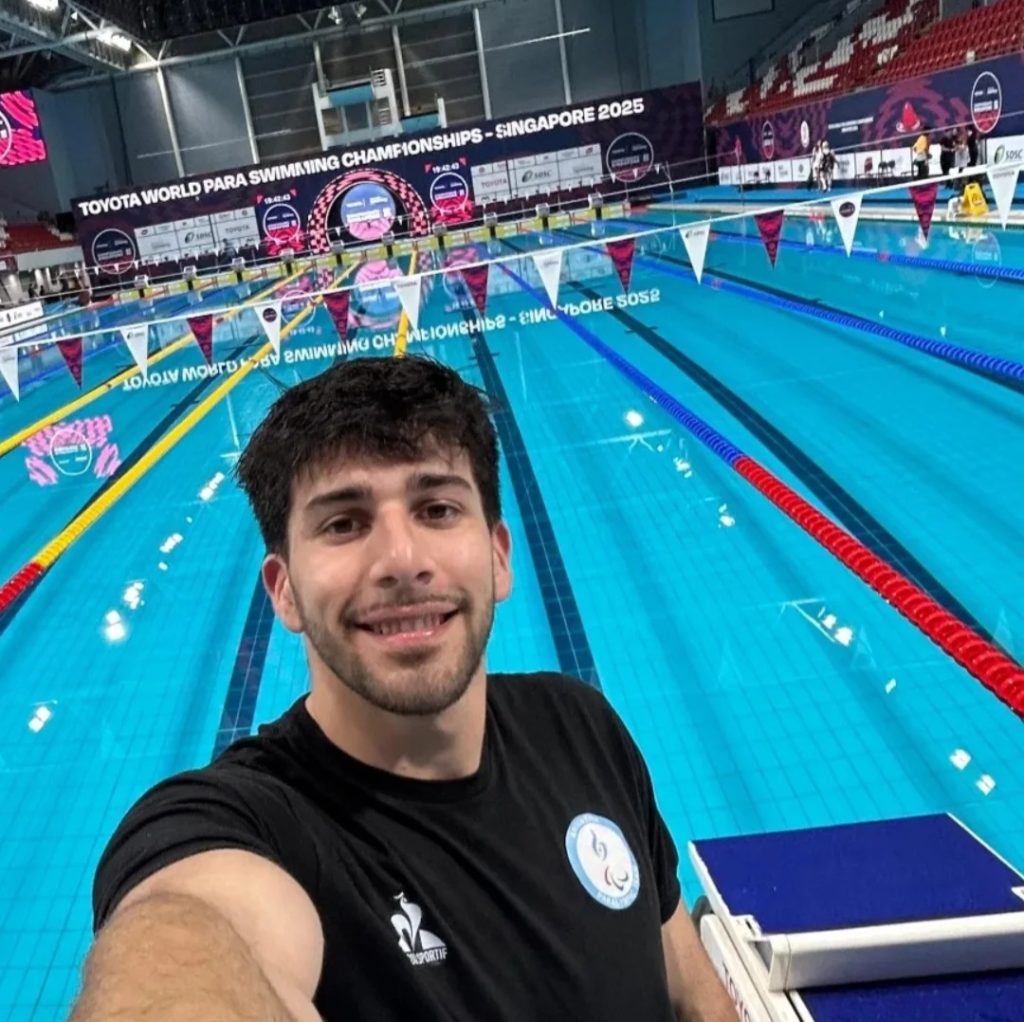 Iñaki Basiloff obtuvo plata en su segunda competencia en el Mundial de Paranatación de Singapur