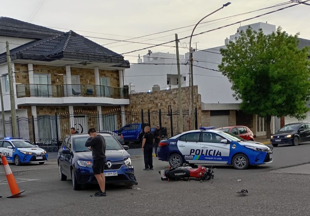 Un hombre fue hospitalizado tras un choque