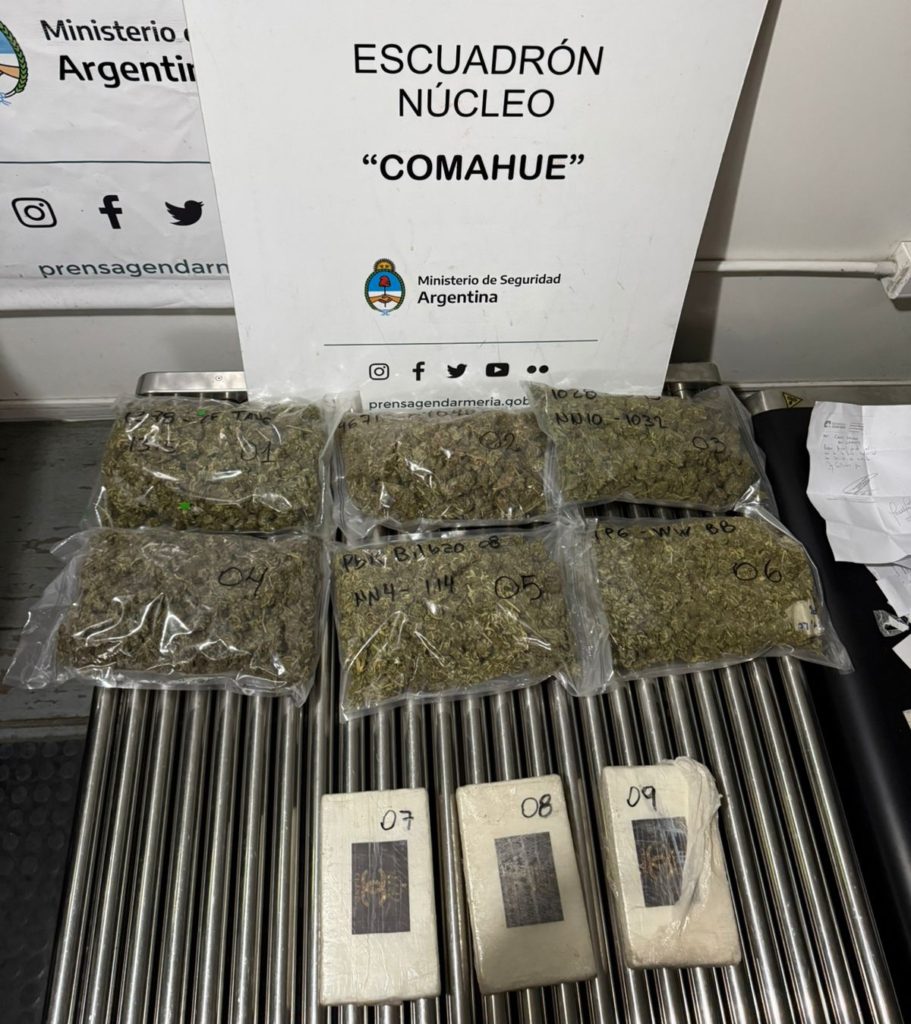 Detuvieron a dos personas que circulaban con drogas en un auto