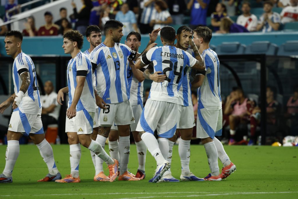 Argentina se quedó con el amistoso frente a Venezuela
