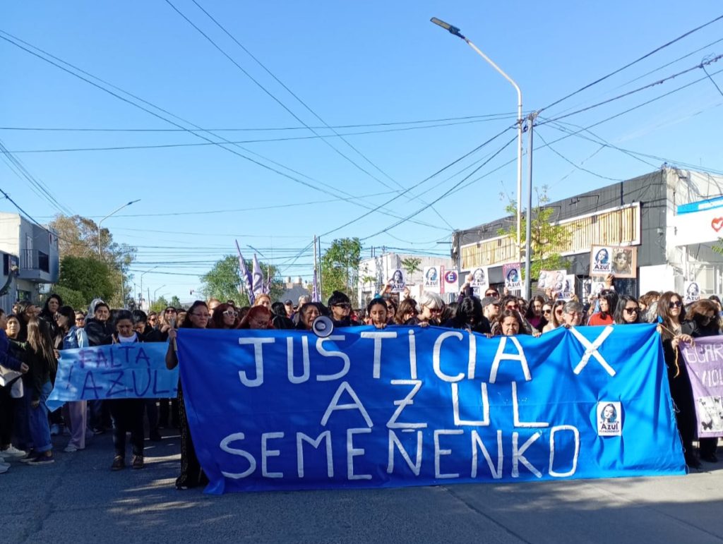 La familia de Azul pidió unidad en el reclamo por justicia