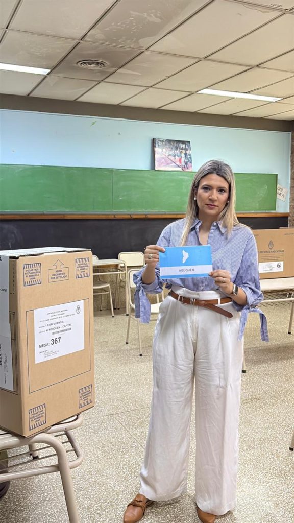 Nadia Márquez se mostró positiva por las legislativas 2025