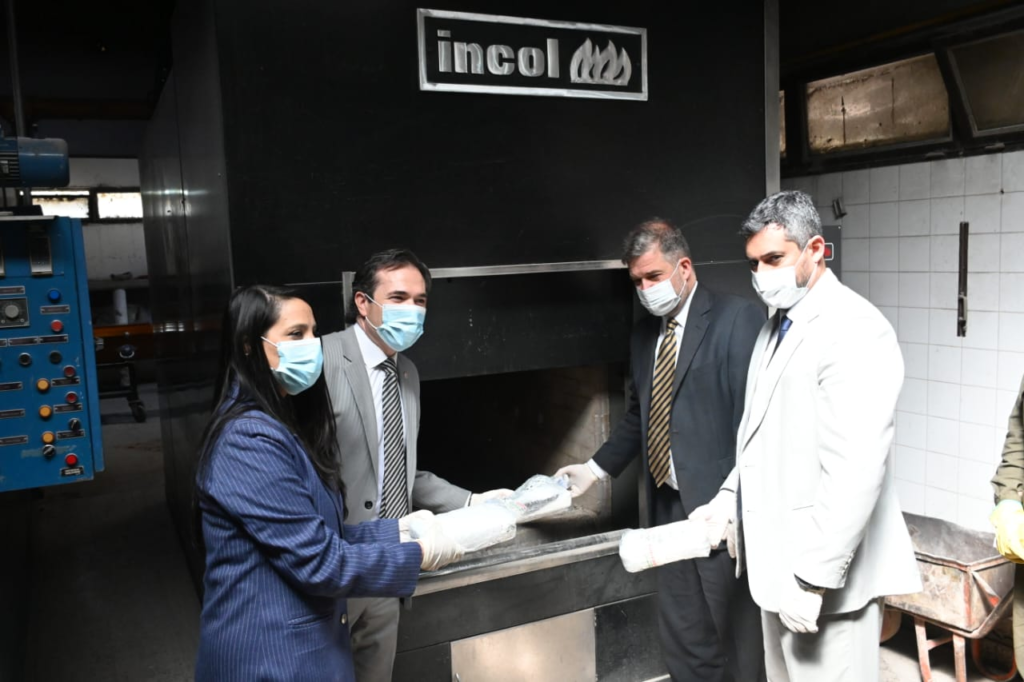 Quemaron 20 kilos de cocaína incautada en el Alto Valle de Río Negro y Neuquén