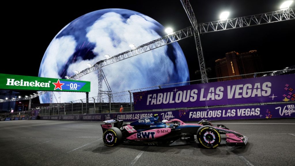 Colapinto largará en el puesto 15° en el Gran Premio de Las Vegas