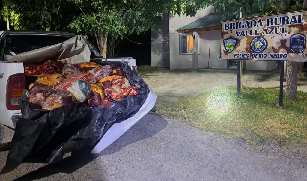 Hombre con pedido de captura fue detectado transportando varios kilos de carne ilegal